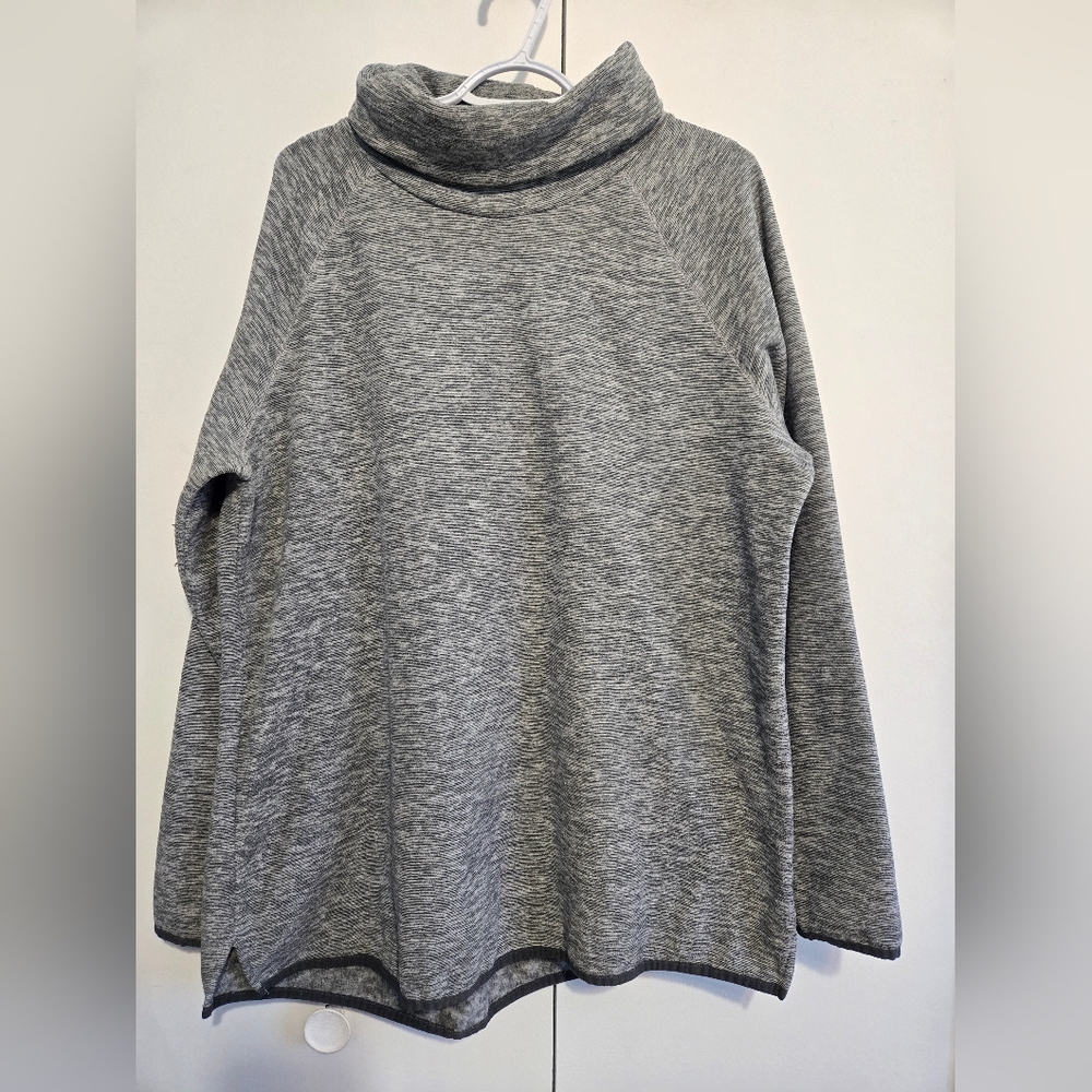 Tek Gear Heather Gray Women's‎ Turtleneck Fleece
